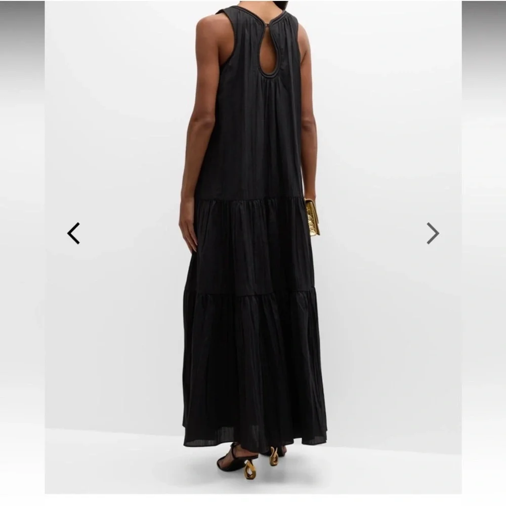 Acler Conara Sleeveless Black Maxi Dress with Pockets New with Tags $520 Retail‎ - Picture 3 of 14